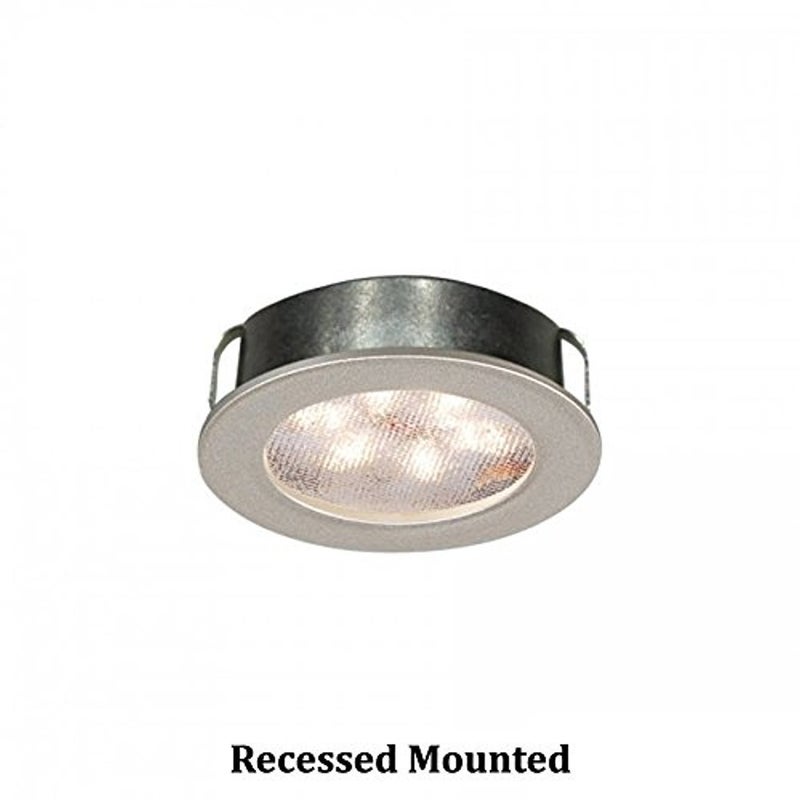 WAC Lighting HR-LED87-BN LED Round Button Lights, 3000K in Brushed Nickel Finish - Image 2